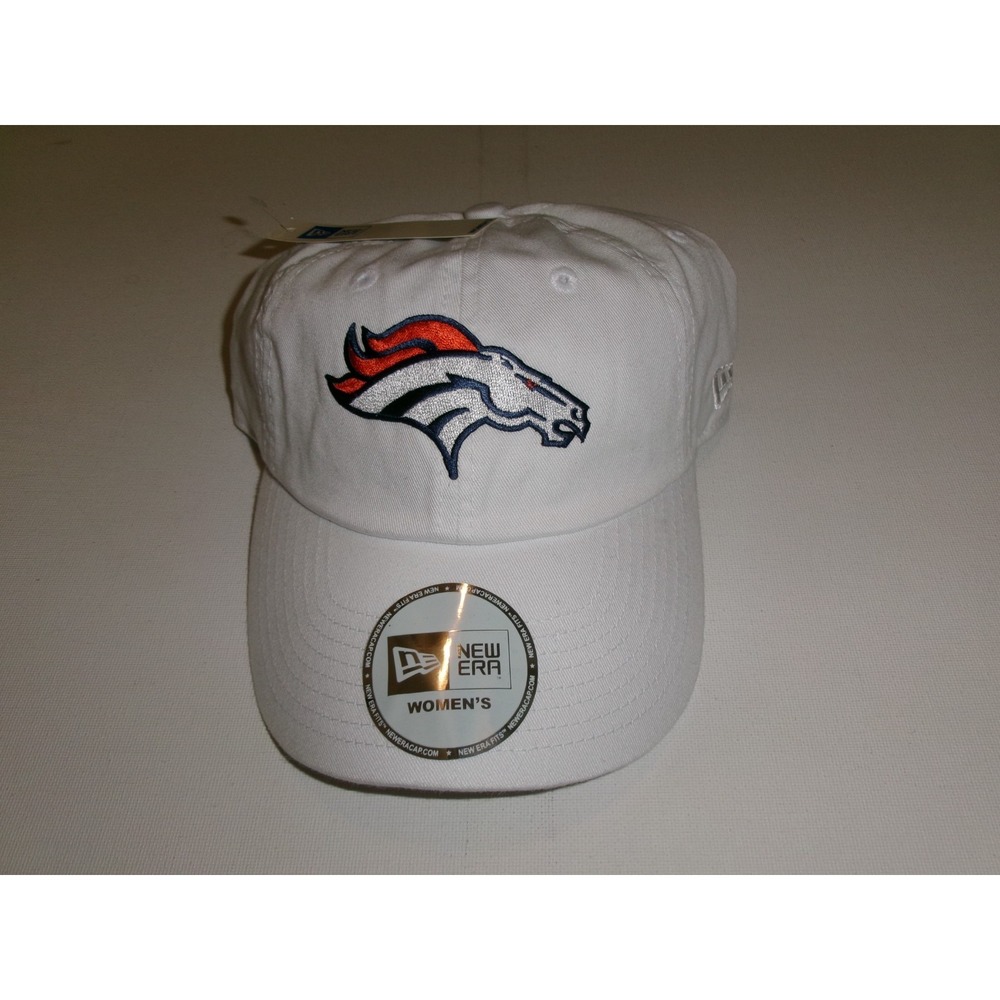 DENVER BRONCOS  NEW ERA WOMENS   GOLF BEACH Y2K HAT CAP VINTAGE DEADSTOCK Y3